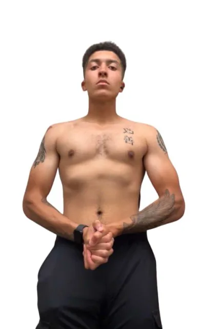 Joey before transformation